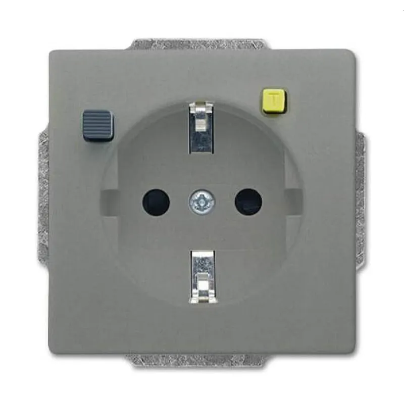 Busch-Jaeger Steckdoseneinsatz 3120 EUCB-803 graumetallisch