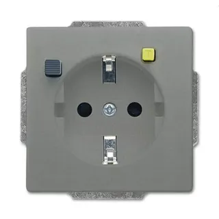 Busch-Jaeger Steckdoseneinsatz 3120 EUCB-803 graumetallisch