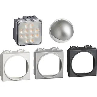 Bticino LED-Leuchte Drehbar 2 Module 2,8W-LED