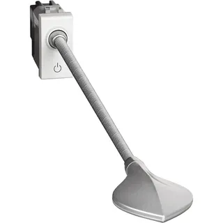 Bticino Leseleuchte, Bettleseleuchte 3,3W-LED flex. Hals weiss