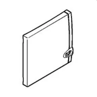 Legrand Tür 001328 weiß f. AP-Vert 8/9Module