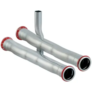 Geberit Mapress C-Stahl Anschluss-T-Stück-Set für Rücklauf