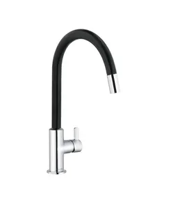 KLUDI BINGO STAR XS Spültisch Armatur, chrom/schwarzmatt