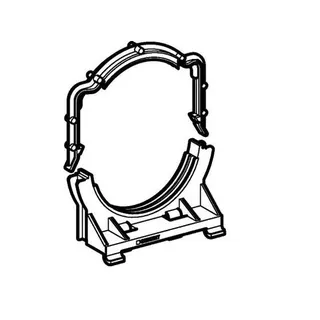 Geberit Rohrschelle für WC-Anschlussbogen Duofix Element, tiefenverstellbar