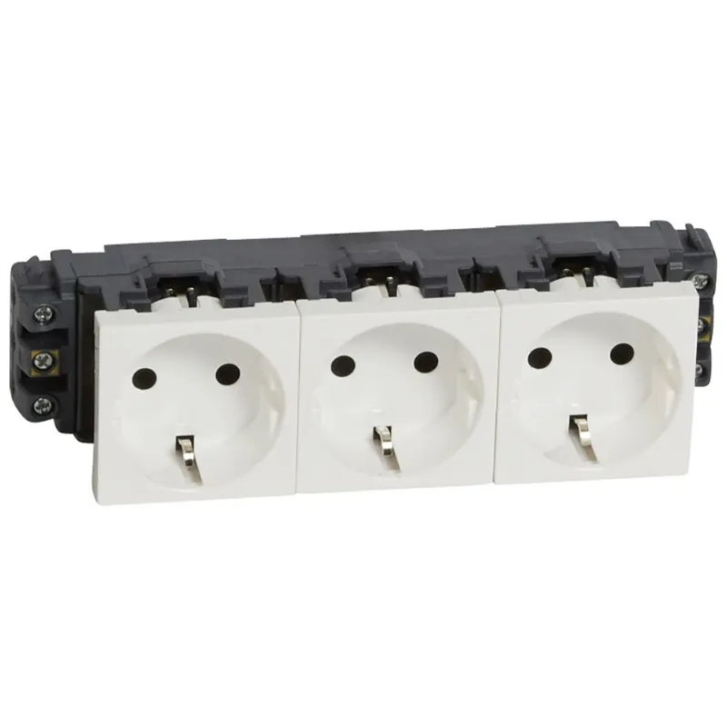 Legrand SCHUKO-Steckdose 278603L Mosaic 3x ultraws