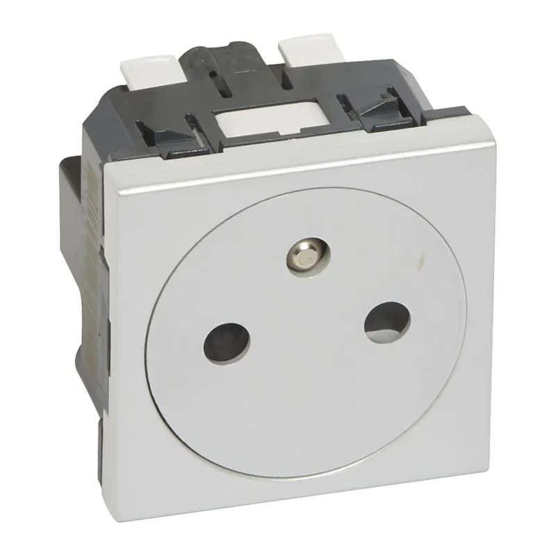 Legrand Steckdose 278214L Mosaic F/B alu
