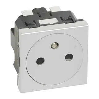 Legrand Steckdose 278214L Mosaic F/B alu