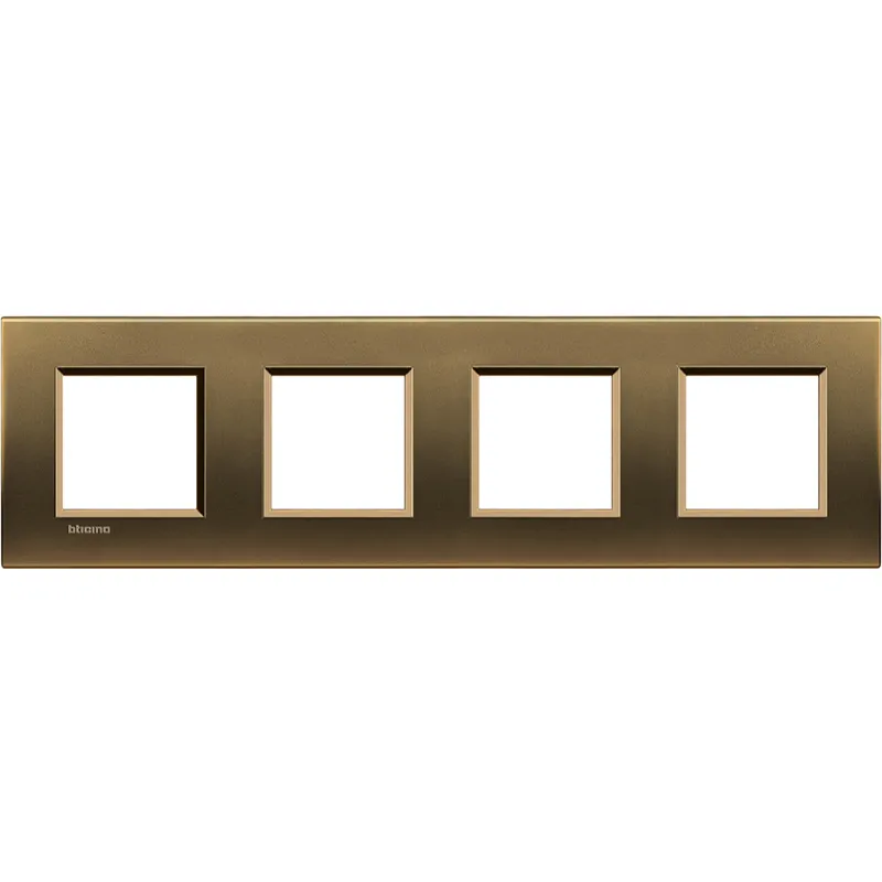 Bticino Rahmen LNA4802M4BZ BRONZE 4x2-mod