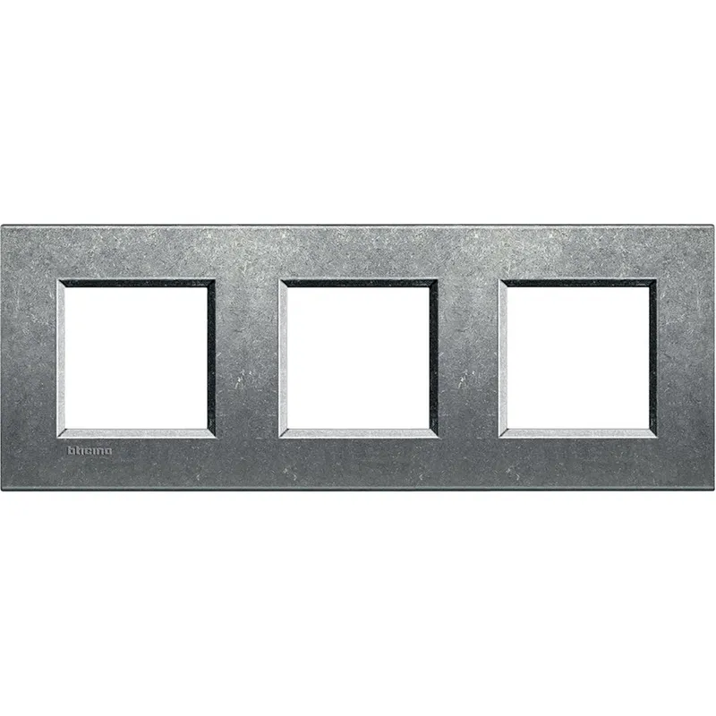 Bticino Rahmen LNA4802M3NA ALU NATUR 3x2-mod