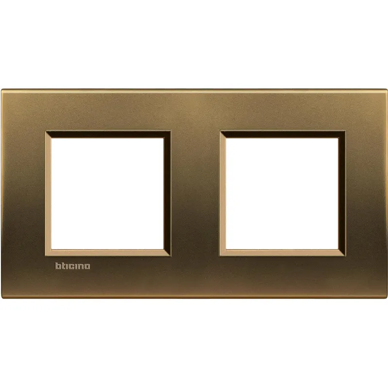 Bticino Rahmen LNA4802M2BZ BRONZE 2x2-mod