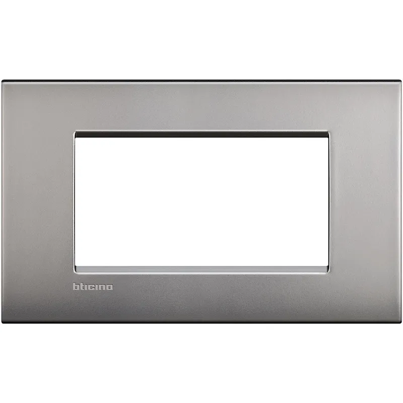 Bticino Rahmen LNC4804NK NICKEL 4-modulig