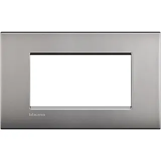 Bticino Rahmen LNC4804NK NICKEL 4-modulig