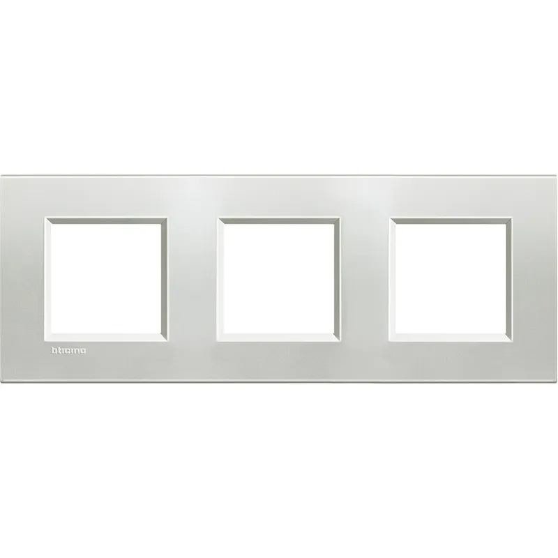 Bticino Rahmen LNA4802M3AG SILVER 3x2-mod