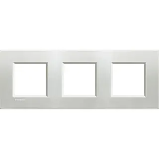 Bticino Rahmen LNA4802M3AG SILVER 3x2-mod