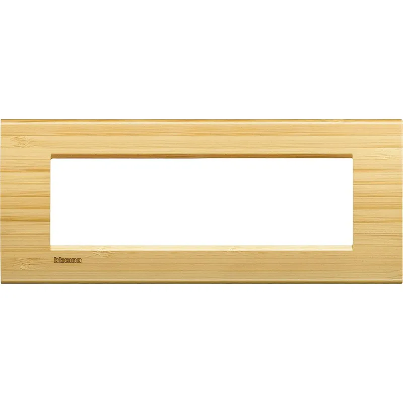 Bticino Rahmen LNA4807LBA BAMBUS 7-modulig
