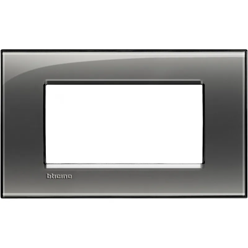 Bticino Rahmen LNA4804KF RAUCHGRAU 4-mod