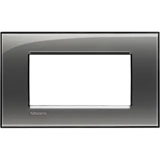 Bticino Rahmen LNA4804KF RAUCHGRAU 4-mod