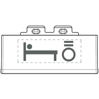 Bticino Kit L4915SETBL "Licht Bett" anthrazit