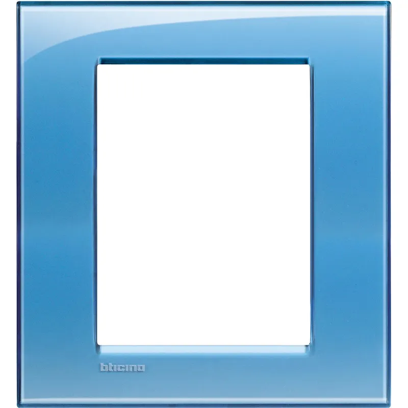 Bticino Rahmen LNA4826AD BLAU 3+3 modulig