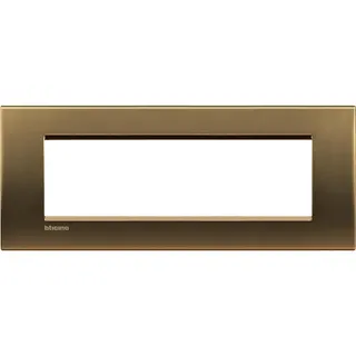 Bticino Rahmen LNA4807BZ BRONZE 7-modulig