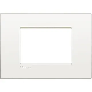 Bticino Rahmen LNC4803BN PURE WHITE 3-MOD