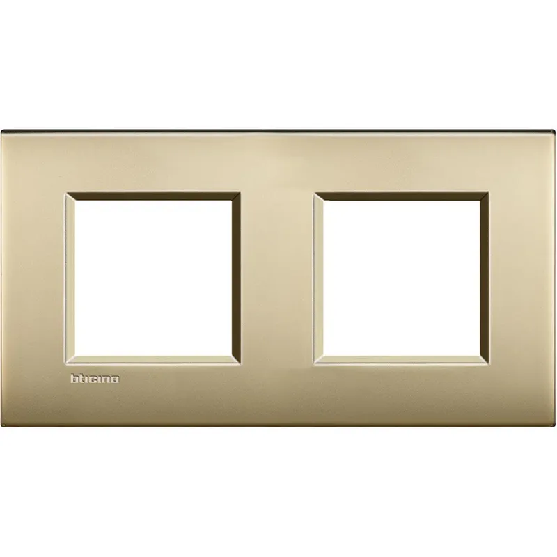Bticino Rahmen LNE4802M2OF 2fach GOLD