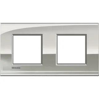 Bticino Rahmen LNE4802M2PL 2fach PALLADIUM