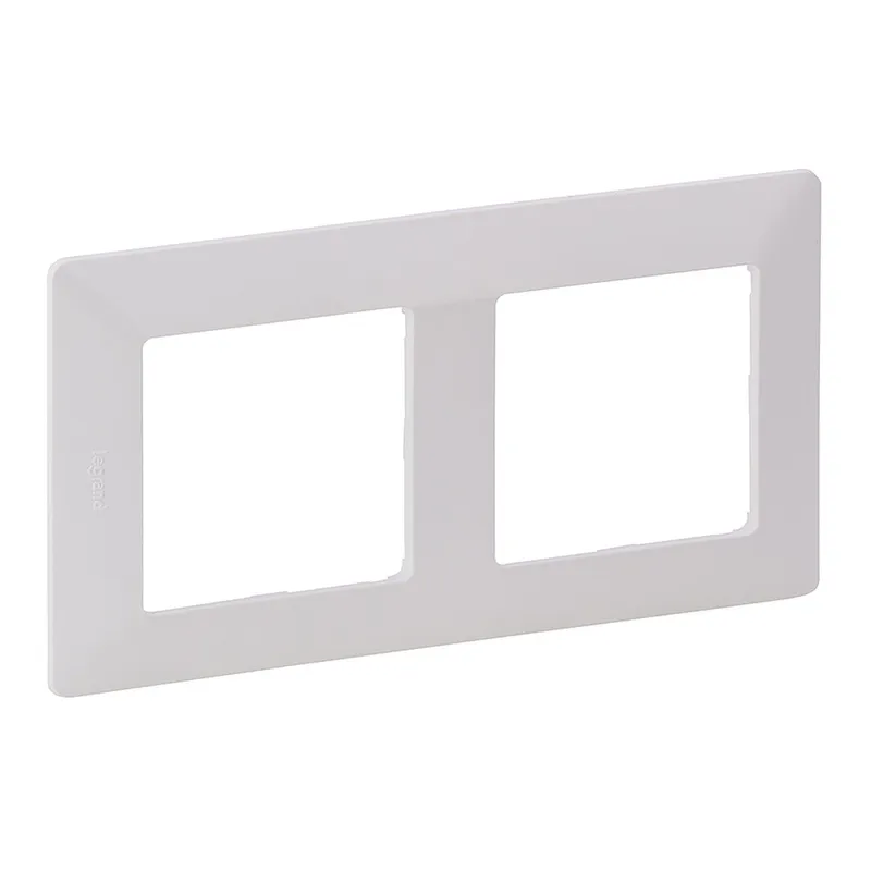 Legrand Rahmen VLIFE 2fach ultraweiss