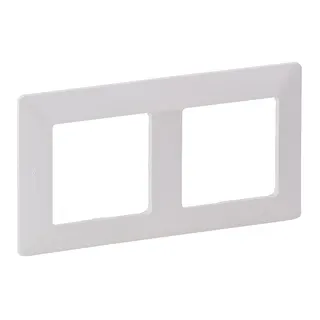 Legrand Rahmen VLIFE 2fach ultraweiss