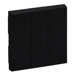 Legrand Wippe 864503 Niloe Step 3fach schwarz
