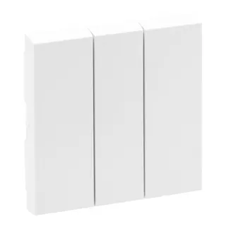 Legrand Wippe 864103 Niloe Step 3fach ultraweiß
