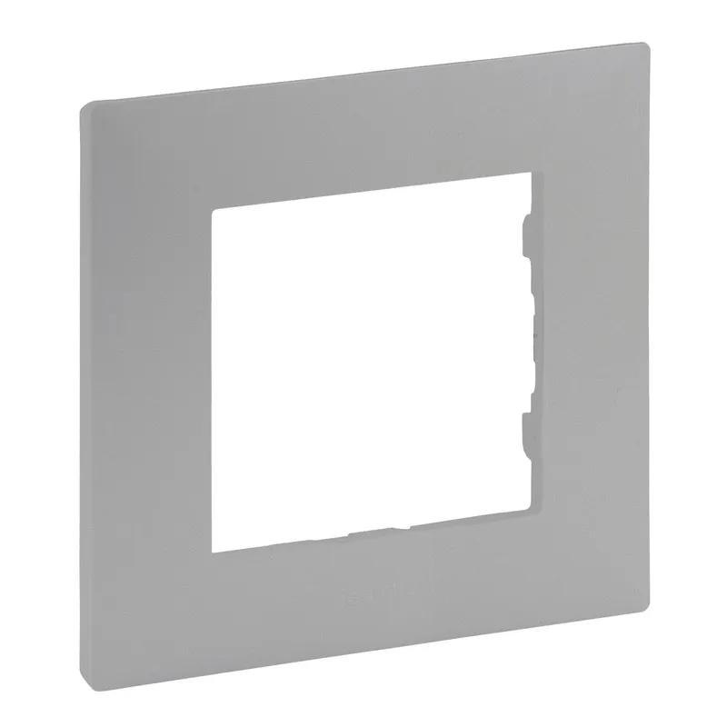 Legrand Rahmen 864371 Niloe Step 1fach aluminium