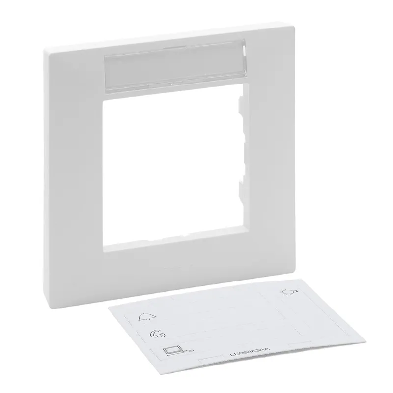 Legrand Rahmen 864161 Niloe Step 1fach Beschr.ultraweiß