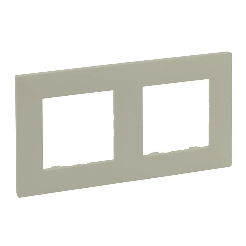 Legrand Rahmen 864672 Niloe Step 2fach sand