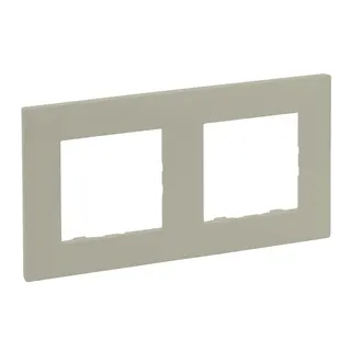 Legrand Rahmen 864672 Niloe Step 2fach sand
