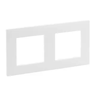 Legrand Rahmen 864172 Niloe Step 2fach ultraweiß
