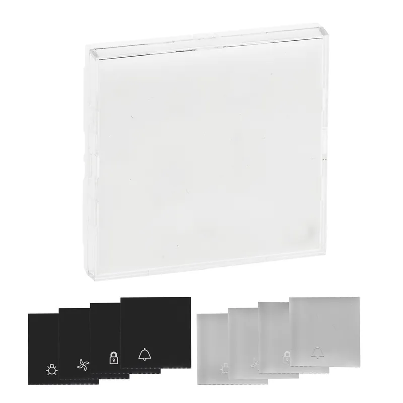 Legrand Wippe 864311 Niloe Step bel aluminium/schwarz