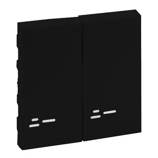 Legrand Wippe 864508 Niloe Step Serie bel schwarz