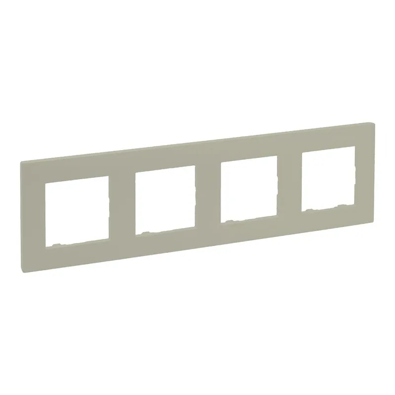 Legrand Rahmen 864674 Niloe Step 4fach sand