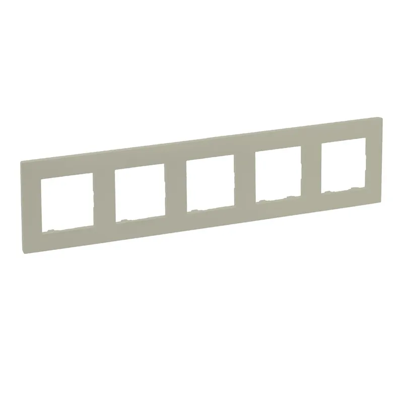 Legrand Rahmen 864675 Niloe Step 5fach sand