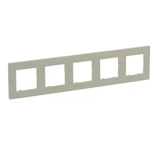 Legrand Rahmen 864675 Niloe Step 5fach sand