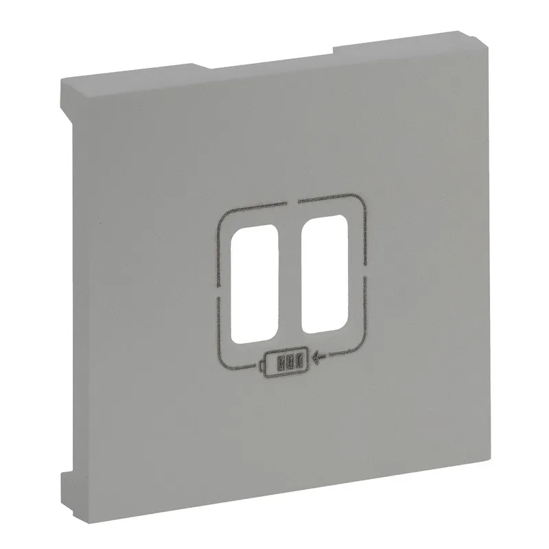 Legrand Abdeckung 864324 Niloe Step Ladesteckd. aluminium