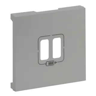 Legrand Abdeckung 864324 Niloe Step Ladesteckd. aluminium