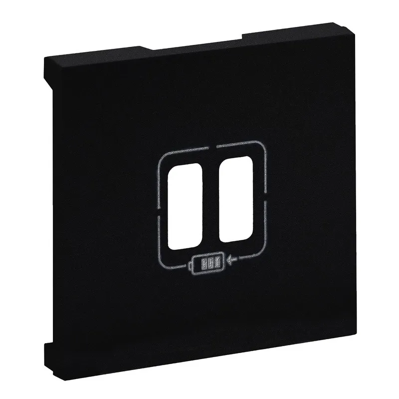 Legrand Abdeckung 864524 Niloe Step Ladesteckdose schwarz