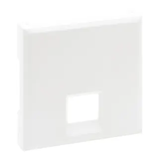 Legrand Abdeckung 864142 Niloe Step Rj11/Rj45 ultraweiß