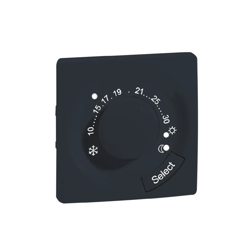 Legrand Abdeckung 864567 Niloe Step Thermostat schwarz