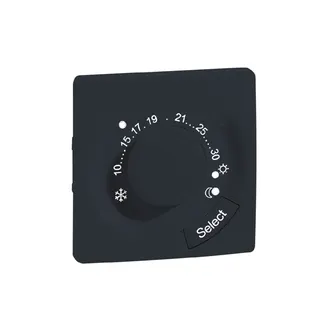 Legrand Abdeckung 864567 Niloe Step Thermostat schwarz