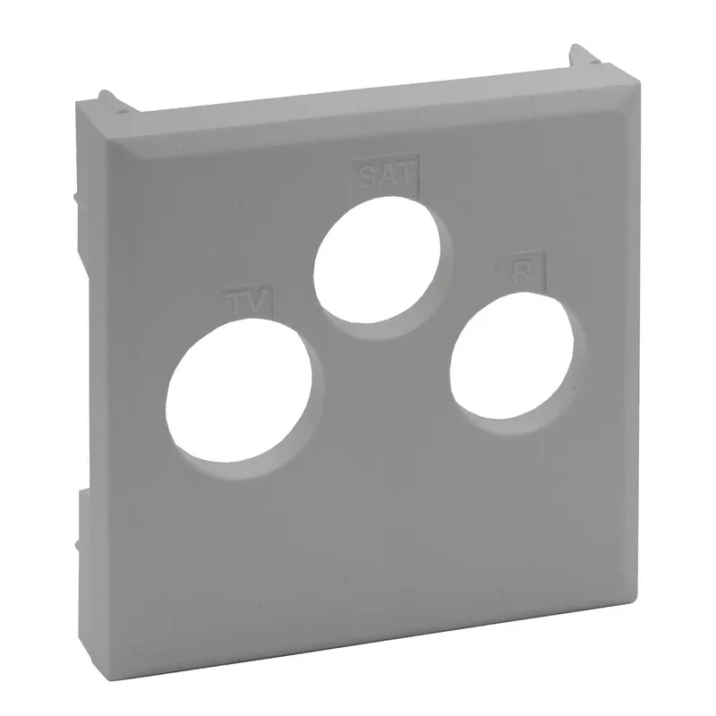 Legrand Abdeckung 864357 Niloe Step Tv-R-Sat aluminium