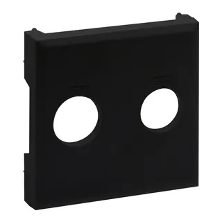 Legrand Abdeckung 864554 Niloe Step Tv-Sat schwarz