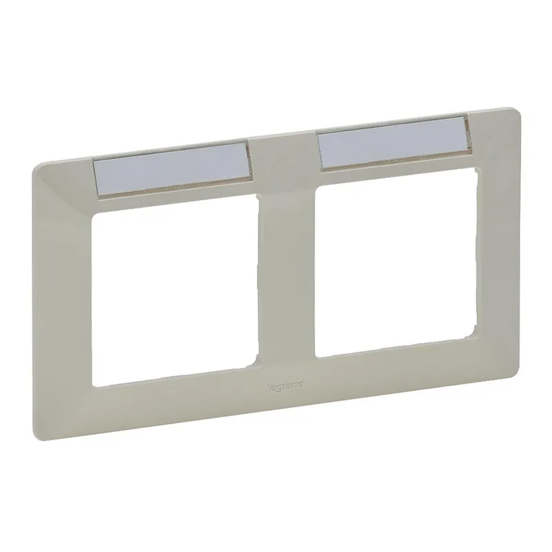 Legrand Rahmen 754052 VLIFE 2-FACH BF MW